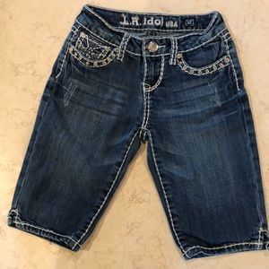 Girls LA Idol Embellished Bermuda shorts